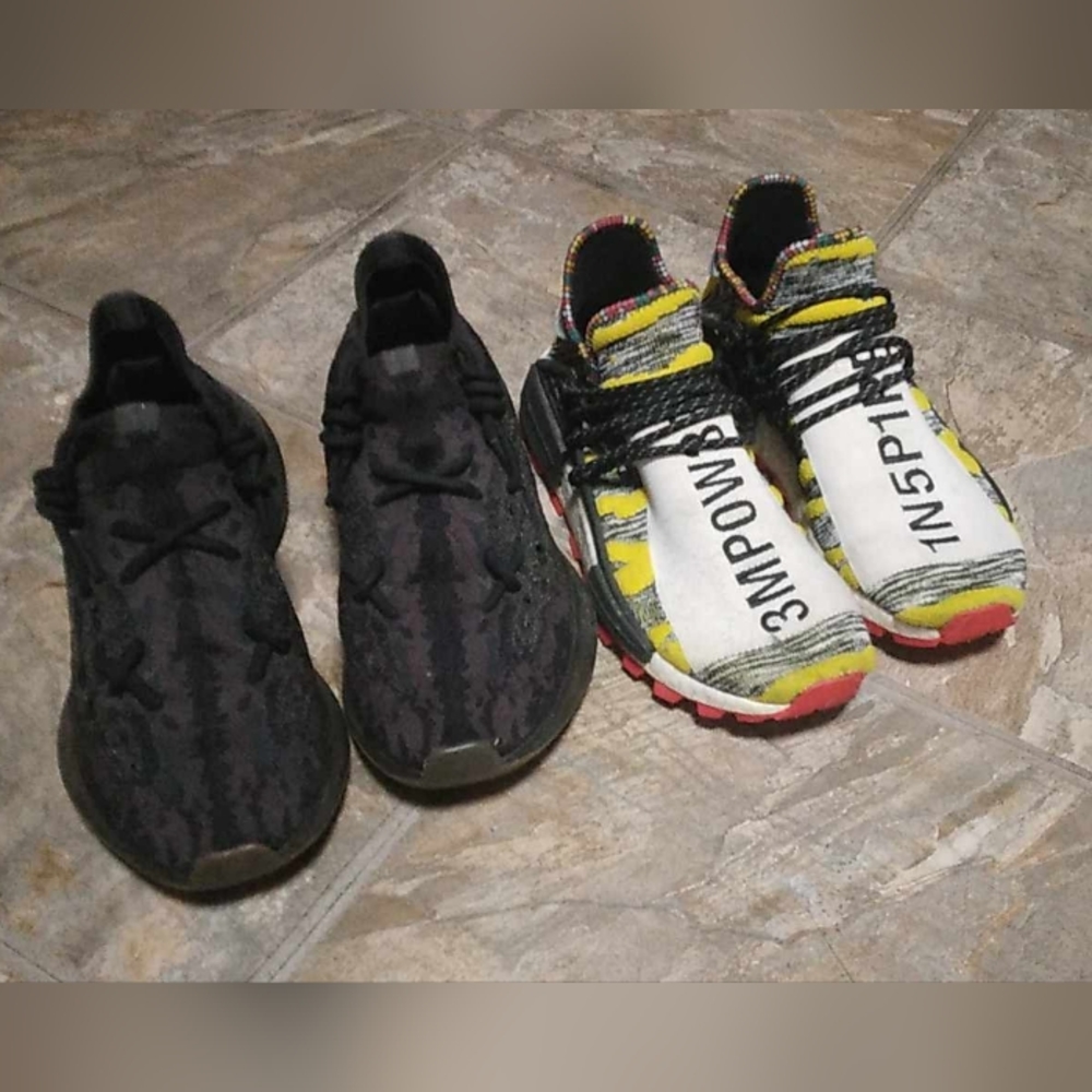 Adidas Pharrell Williams HU Trail "Solar Pack" Yeezy 380 Onyx